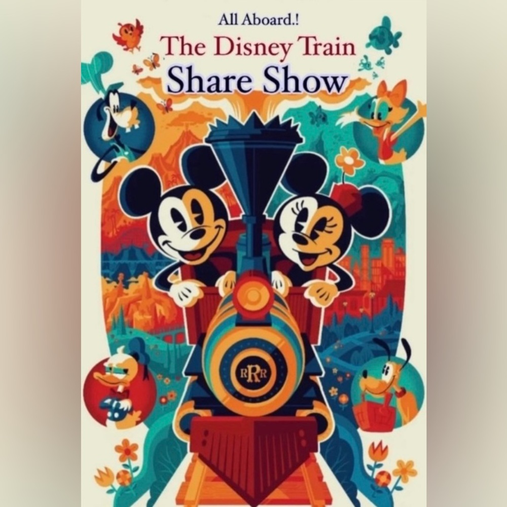 AUGUST 21st Disney Train Share Show Flyer